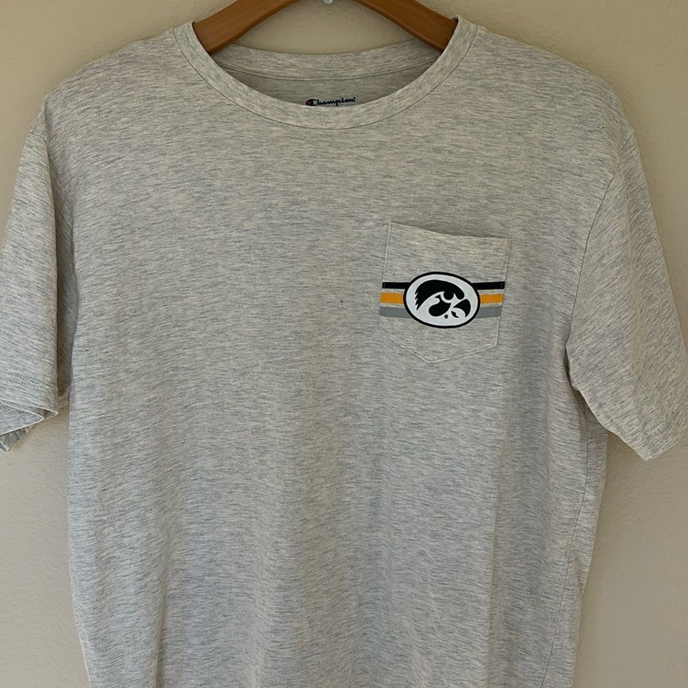 Champion University of Iowa Hawkeyes‎ Heather Gray T-shirt XL